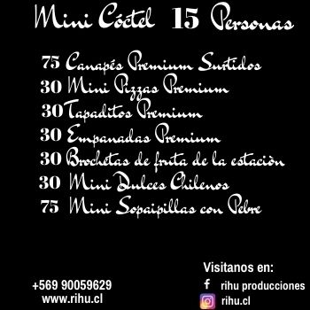 Copia de Mini Cóctel 15 Personas