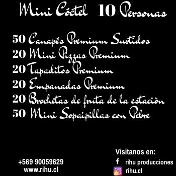 Mini Cóctel 10 Personas