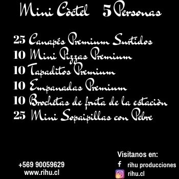 Mini Cóctel 5 Personas